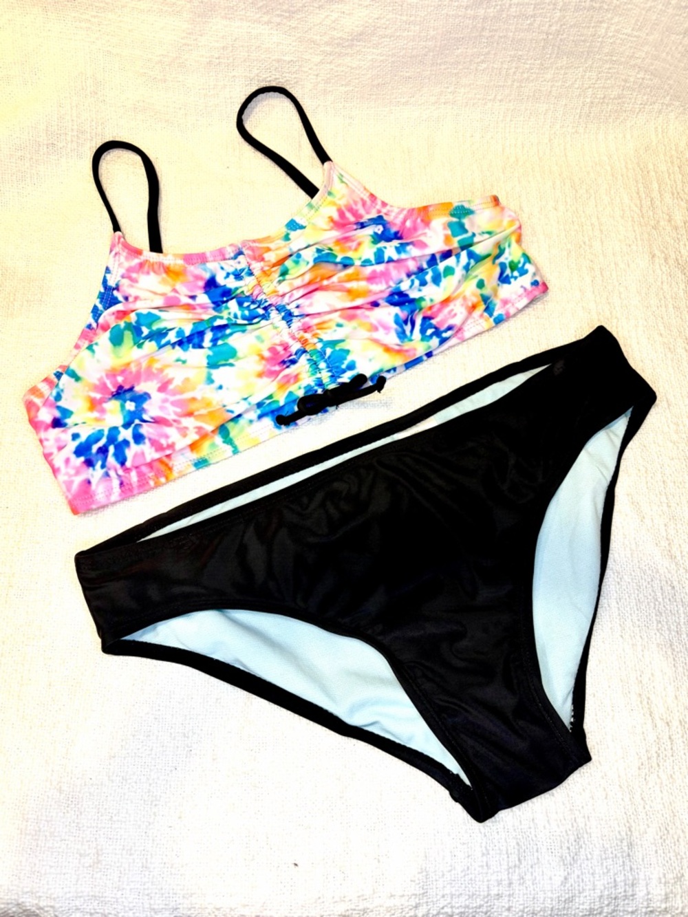 NEW ! Girls ‘Tye Dye 2 piece Bikini Swimsuit- size 14/16/18 - Wonder Nation